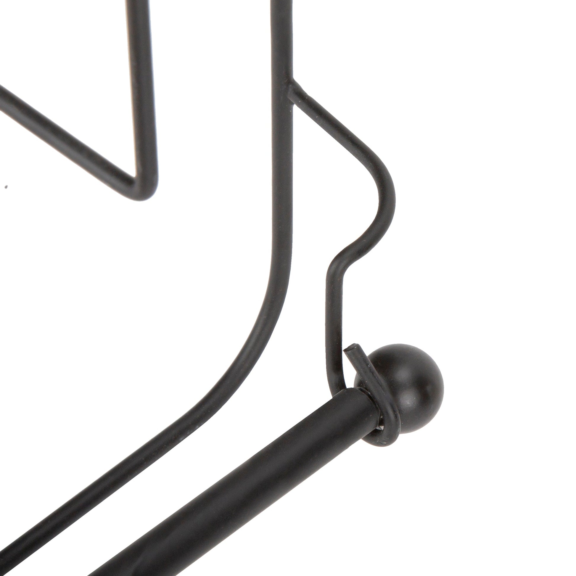 Magazine Rack With Roll Holder - Black Cabinets & Storage Clearance