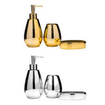 Magpie Dolomite Silver 3Pc Bathroom Set - Bargainia.com - 5018705344119