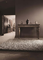 Maine Grey Shaggy Pile Wool Rug - Bargainia.com - 