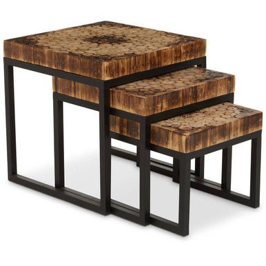 Malang Set Of 3 Tables - Bargainia.com - 5018705492933