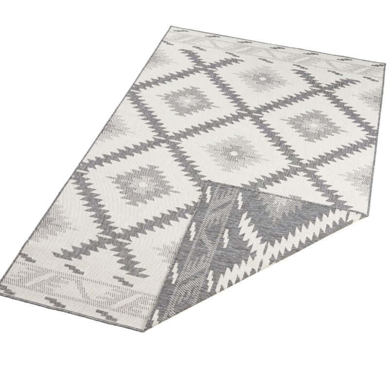 Malibu Reversible Indoor - Outdoor Rug Diamond Design - Bargainia.com - 4260578022767 - 103428-80x150