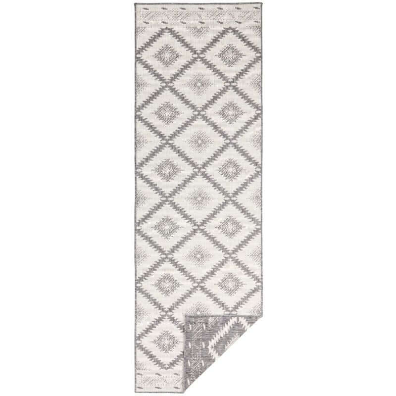 Malibu Reversible Indoor - Outdoor Rug Diamond Design - Bargainia.com - 4260578022774 - 103428-80x250