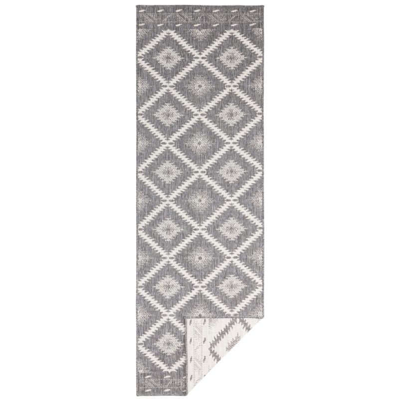 Malibu Reversible Indoor - Outdoor Rug Diamond Design - Bargainia.com - 4260578022774 - 103428-80x250