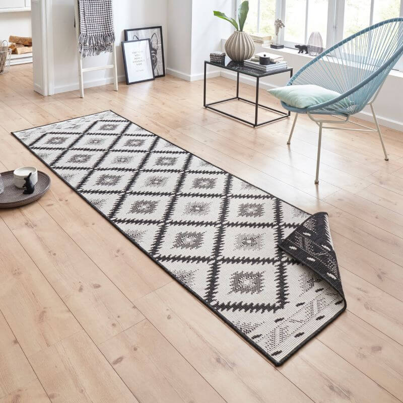 Malibu Reversible Indoor - Outdoor Rug Diamond Design - Bargainia.com - 4260578022835 - 103429-80x250