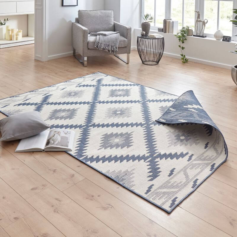 Malibu Reversible Indoor - Outdoor Rug Diamond Design - Bargainia.com - 4260578022880 - 103430-80x150