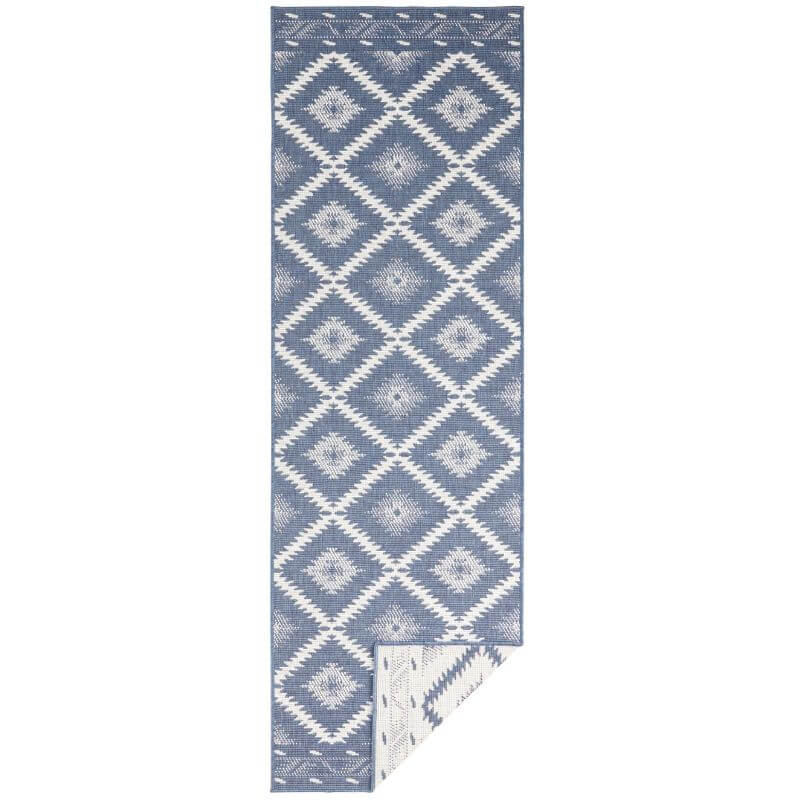 Malibu Reversible Indoor - Outdoor Rug Diamond Design - Bargainia.com - 4260578022897 - 103430-80x250