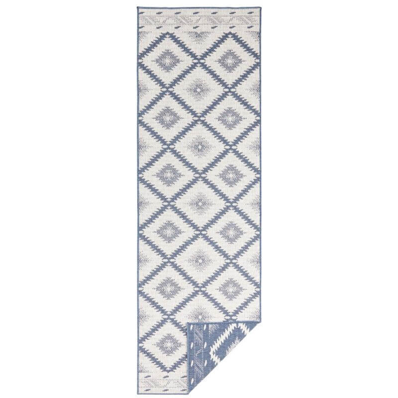 Malibu Reversible Indoor - Outdoor Rug Diamond Design - Bargainia.com - 4260578022897 - 103430-80x250