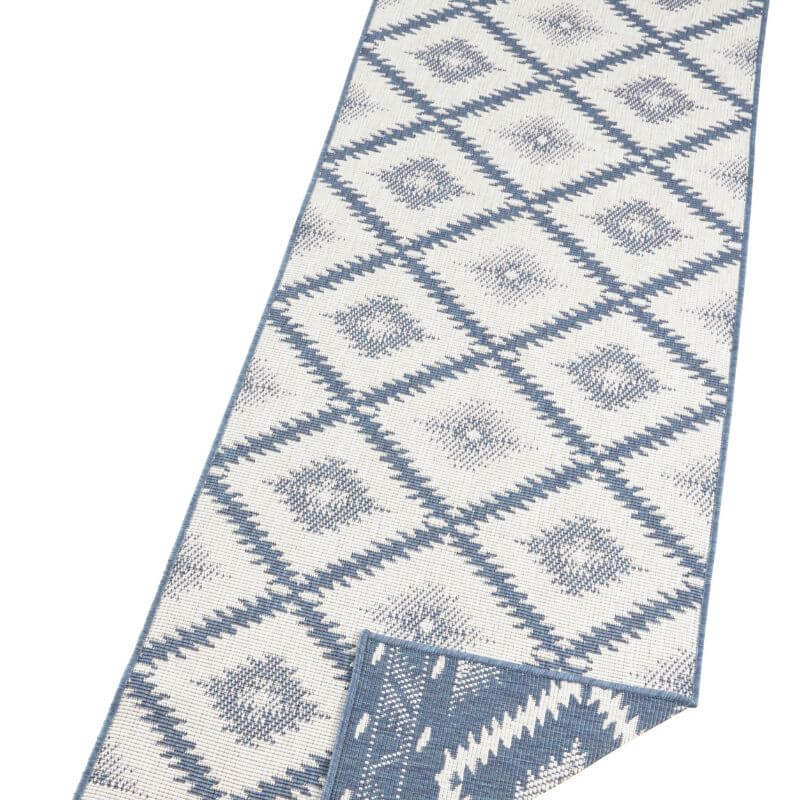 Malibu Reversible Indoor - Outdoor Rug Diamond Design - Bargainia.com - 4260578022897 - 103430-80x250