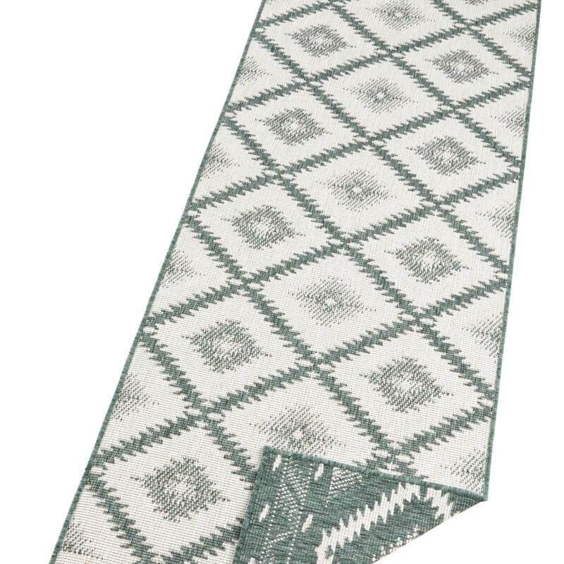Malibu Reversible Indoor - Outdoor Rug Diamond Design - Bargainia.com - 4260578022958 - 103431-80x250