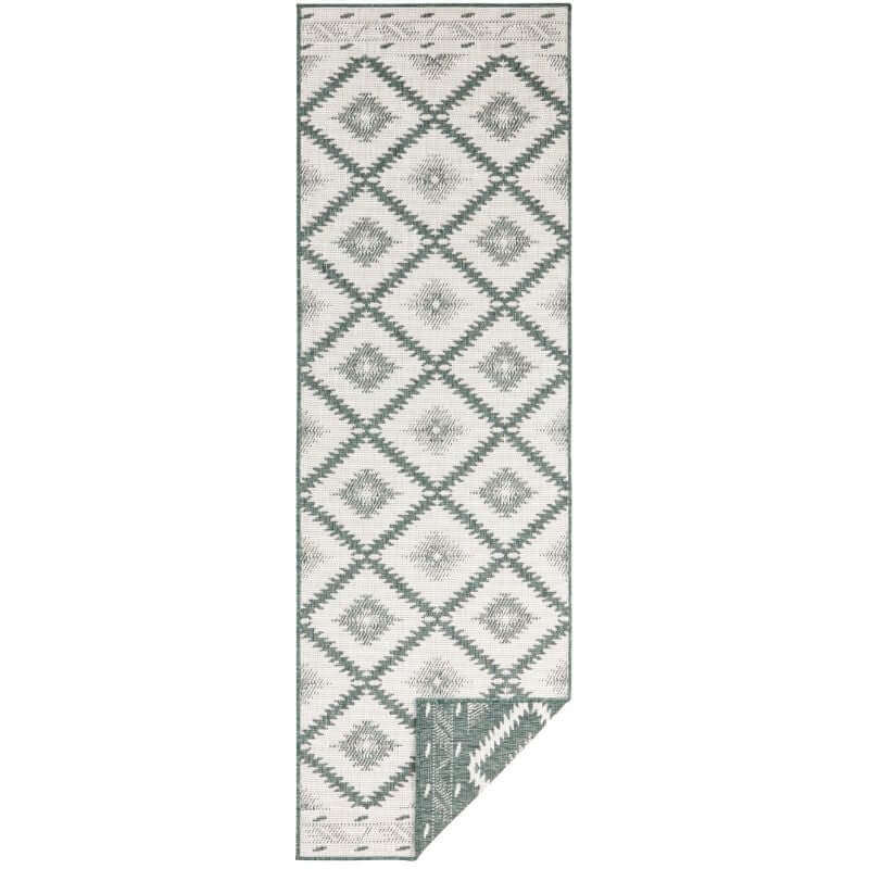 Malibu Reversible Indoor - Outdoor Rug Diamond Design - Bargainia.com - 4260578022958 - 103431-80x250