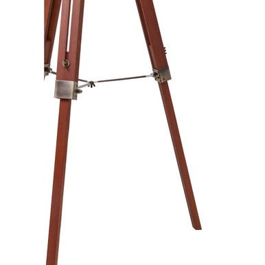 Malvern Tripod Floor Lamp With Brown Base - Bargainia.com - 5018705965550