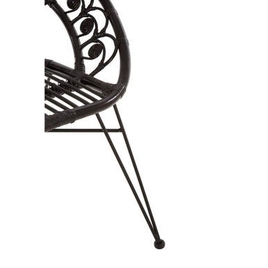 Manado Black Natural Rattan Chair - Bargainia.com - 5018705461199