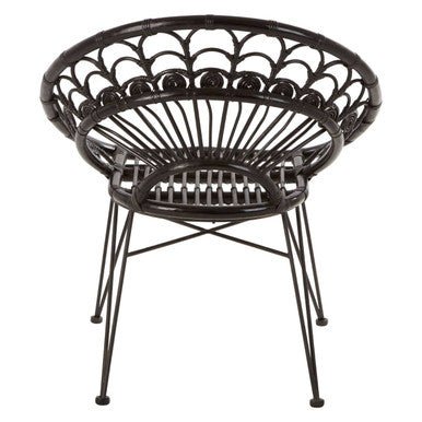 Manado Black Natural Rattan Chair - Bargainia.com - 5018705461199