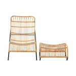 Manado Rattan Chair And Footstool Set - Bargainia.com - 5018705942063
