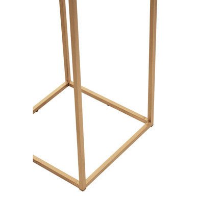Mandoli Nest Of 2 White Marble Top Square Side Tables - Bargainia.com - 5018705973029