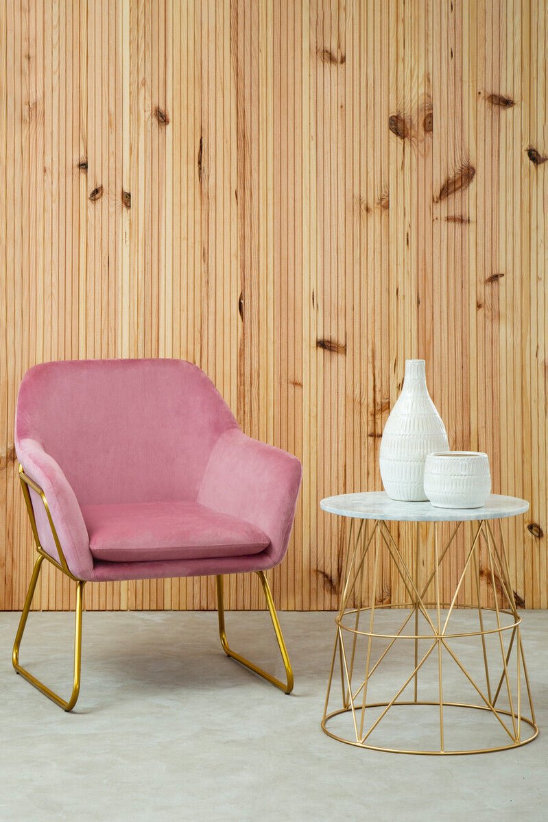 Mandoli White Marble Round Side Table - Bargainia.com - 5018705973074