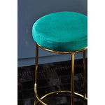 Manhattan Green Velvet Bar Stool - Bargainia.com - 5018705490144