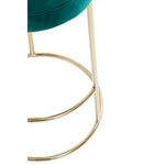 Manhattan Green Velvet Bar Stool - Bargainia.com - 5018705490144