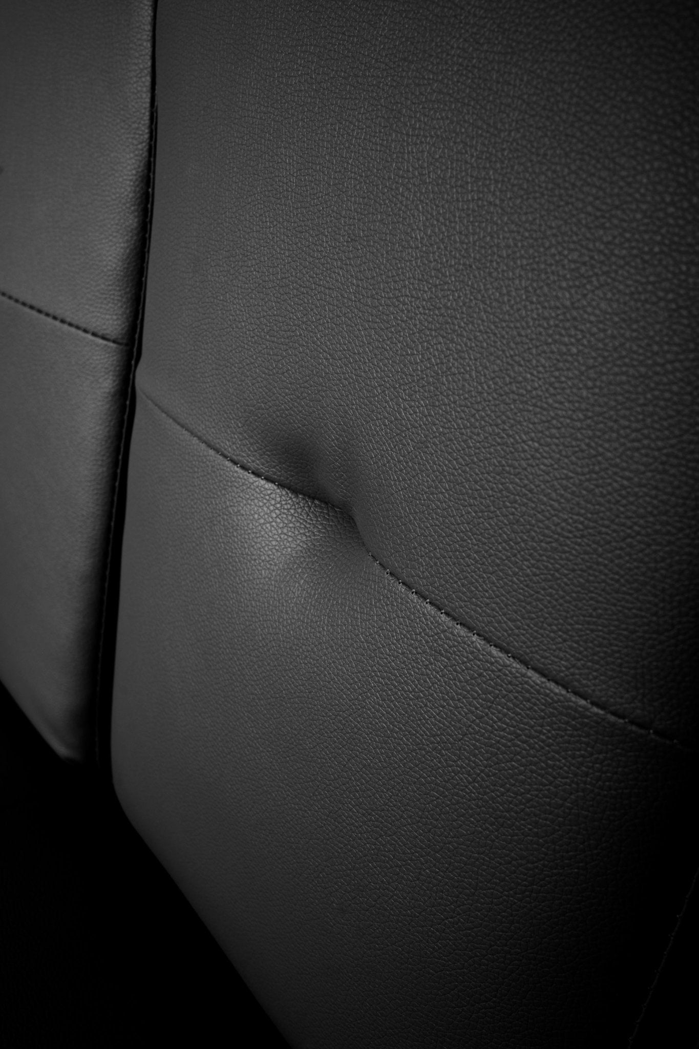 Manhattan Sofa Bed 2 Seater Faux Leather Click Clack - Black Bargainia