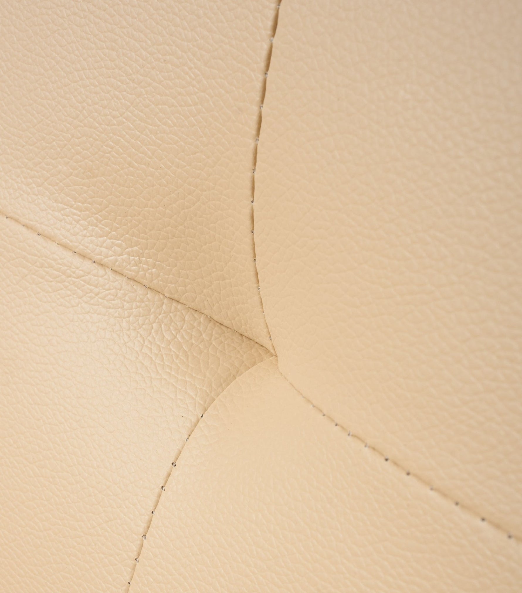 Manhattan Sofa Bed 2 Seater Faux Leather Click Clack - Cream - Bargainia.com - 