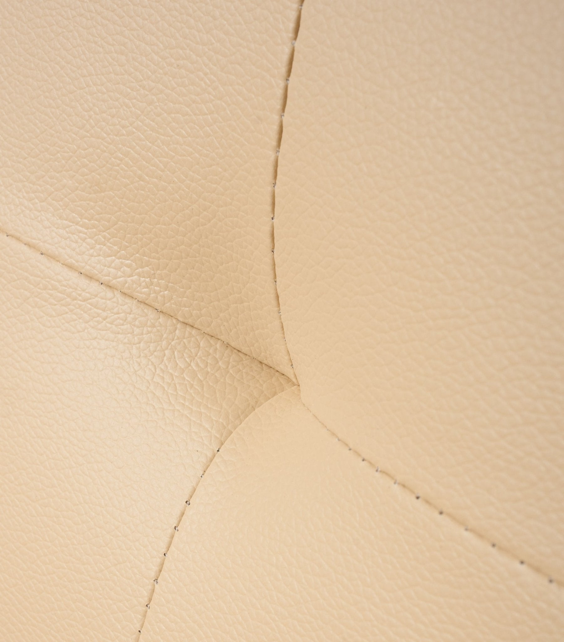 Manhattan Sofa Bed 2 Seater Faux Leather Click Clack - Cream Bargainia