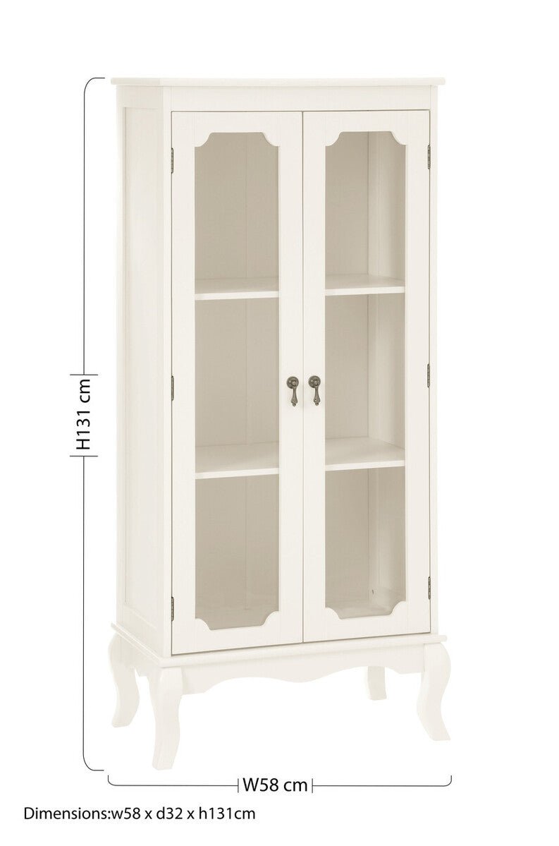 Marcella 2 Glass Doors Cabinet - Bargainia.com - 5018705788272