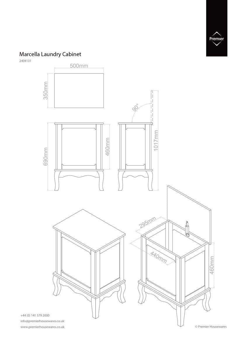 Marcella Laundry Cabinet - Bargainia.com - 5018705788258