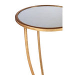 Marcia Mirror Top And Gold Frame Side Table - Bargainia.com - 5018705420806