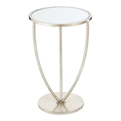 Marcia Silver Finish Side Table - Bargainia.com - 5018705379081
