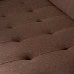 Mario 3 Seater Sofa Bed | Click Clack Folding Sofa Bed | Brown - Bargainia.com - 5056150263678