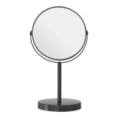 Marisha Grey Metal Small Swivel Table Mirror - Bargainia.com - 5018705396514