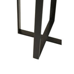 Marmara Marble Top Side Table With Black Iron Stand - Bargainia.com - 5018705942339