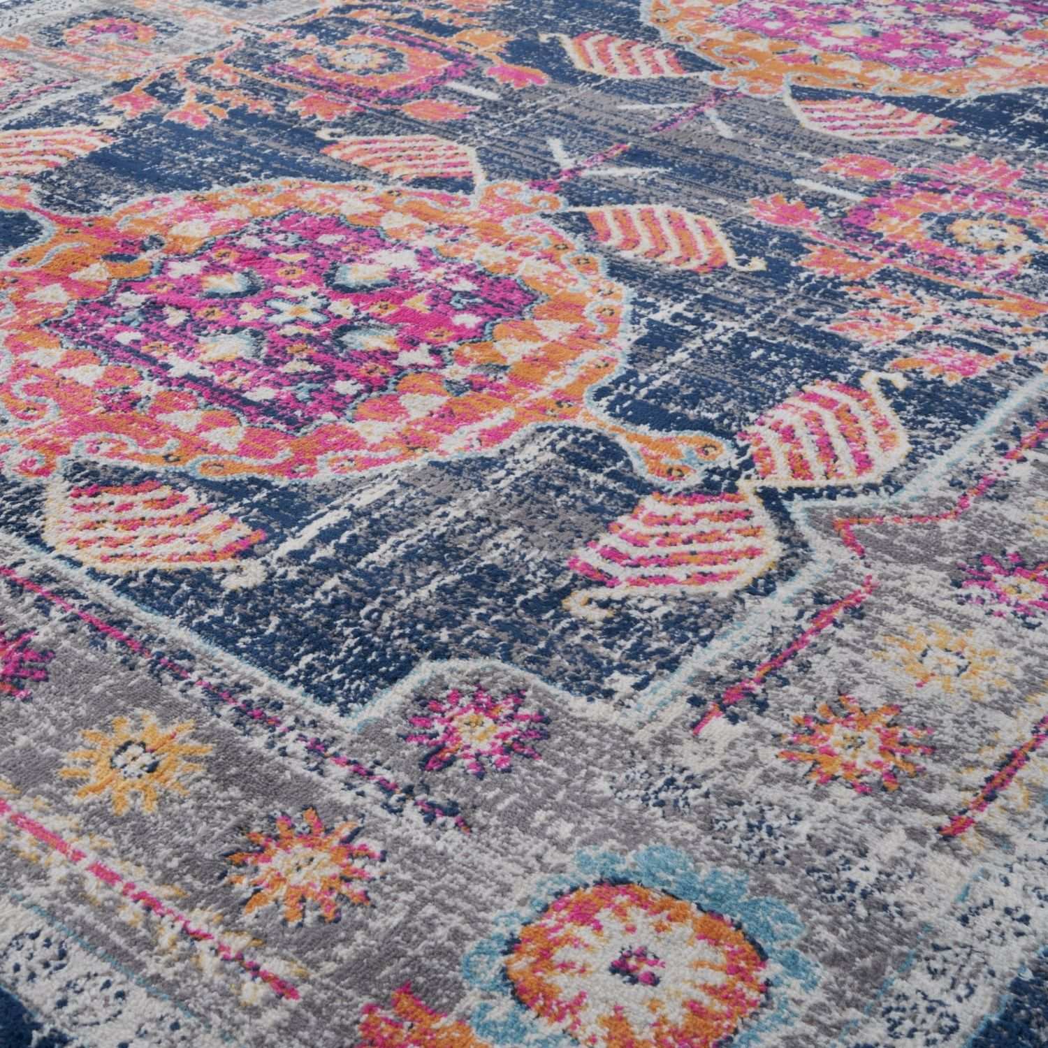 Marrakech Vintage Multicolour Rugs | 400 - Bargainia.com - 5060784864774 - 2666