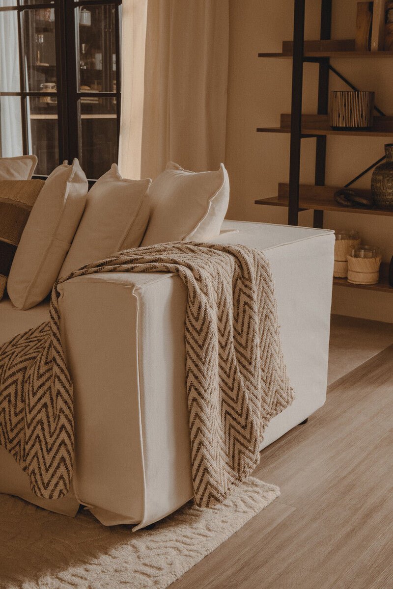 Marseille 3 Seat Cream Sofa - Bargainia.com - 