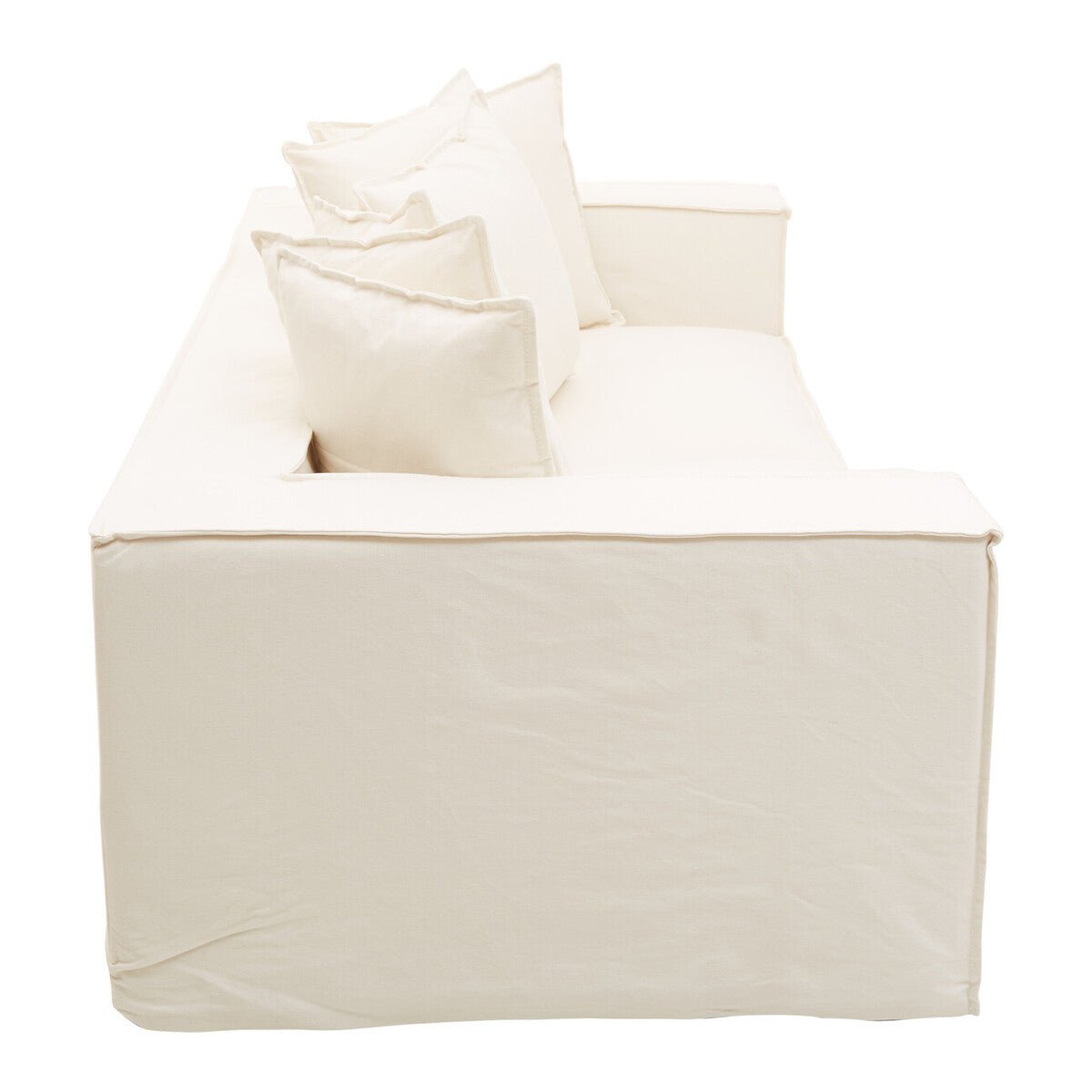 Marseille 3 Seat Cream Sofa - Bargainia.com - 