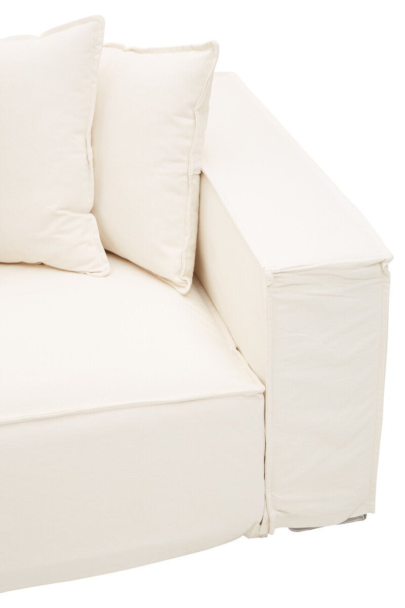 Marseille 3 Seat Cream Sofa - Bargainia.com - 
