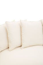 Marseille 3 Seat Cream Sofa - Bargainia.com - 