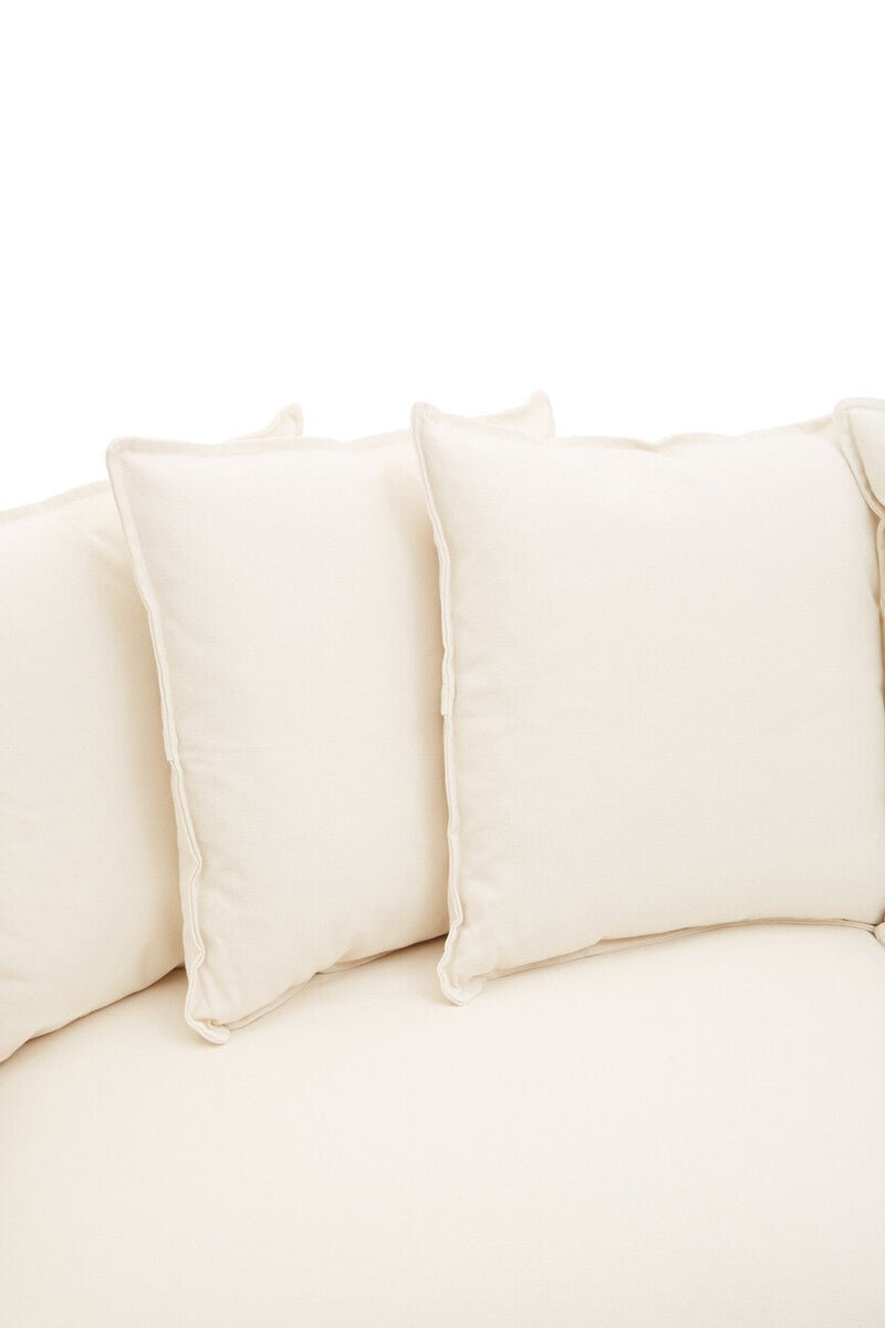 Marseille 3 Seat Cream Sofa - Bargainia.com - 