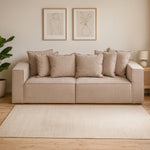 Marseille 3 Seat Grey Sofa - Bargainia.com - 