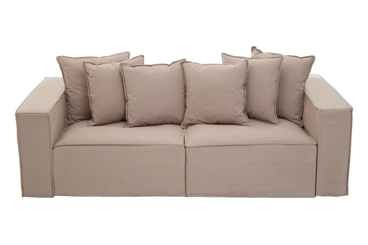 Marseille 3 Seat Grey Sofa - Bargainia.com - 