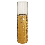 Martele Large Pillar Gold Candle Holder - Bargainia.com - 5018705465937