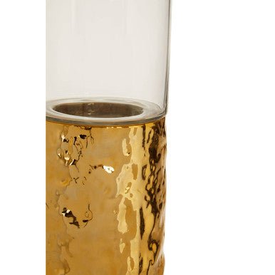 Martele Large Pillar Gold Candle Holder - Bargainia.com - 5018705465937