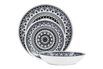 Maya 12 Piece Black And White Dinner Set - Bargainia.com - 5018705404868
