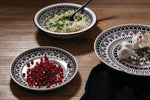 Maya 12 Piece Black And White Dinner Set - Bargainia.com - 5018705404868