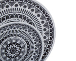 Maya 12 Piece Black And White Dinner Set - Bargainia.com - 5018705404868