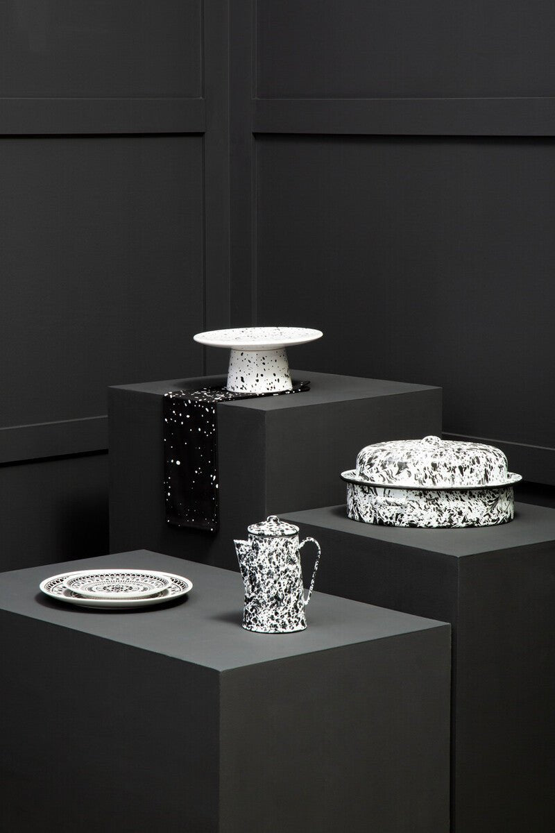 Maya 12 Piece Black And White Dinner Set - Bargainia.com - 5018705404868