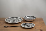 Maya 12 Piece Black And White Dinner Set - Bargainia.com - 5018705404868