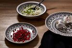 Maya 12 Piece Black And White Dinner Set - Bargainia.com - 5018705404868