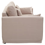 Menton 3 Seat Grey Fabric Sofa - Bargainia.com - 