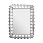 Merlin Silver Leaf Frame Wall Mirror - Bargainia.com - 5018705387666